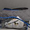 IVICY Faux Linen Car Seat Cover for Cars - Durable & Non-Slip - Front Car Seat Protector Covers for Most Automotive, Vans, SUVs, Trucks - 1 Unit - Cool Gray (GRAY WS LN)