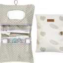 HAMUR Baby Diaper Bag Organizer  Travel-Friendly, Compact & Foldable | Stroller Pouch for Newborn Essentials  Must-Have for Boys & Girls (Leaves)