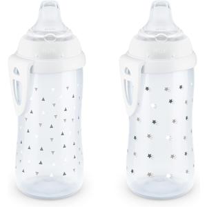 NUK Active Sippy Cup, 10 oz, 2 Pack, 12+ Months, Timeless Collection,