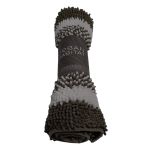 URBAN HABITAT CHENILLE RUG 18 in x 27 in Gray White URBAN HABITAT CHENILLE RUG 18 in x 27 in Gray White