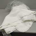 100% Cotton Frilled Bed Coverlet, Blanket  Twin Size Bed 63 x 83 - Pigment Washed Soft & Breathable Quilted Blankets for Bed and Couch  Lightweight Bed Coverlet for All Seasons (Off-White)