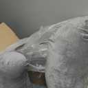 QUEEN ROSE Body Pillow for Side Sleepers, Soft Comfort S Shaped Hug Pillow for Adults, Full Body Support, Velvet Grey (41in, Dark Gray)