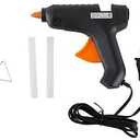 Edward Tools Full Size Hot Glue Gun Kit and Sticks Set - Glue Sticks - Bonds in 60 Seconds - For Crafts, Kids, Fabric, Home Repairs, Art - Safety Stand and Switch