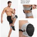Knee Pads for Women & Men, Dance Knee Pads Volleyball Knee Pads for Women Men Wrestling Knee Pads Wrestling Gear, Crash Pad Snowboarding Gear Knee Protector Soft Knee Pads for Work (Small, Black)