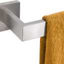 KOKOSIRI 24-Inch Single Towel Bar, Bathroom Kitchen Towel Holder, Wall Mounted SUS304 Stainless Steel Towel Rack, Brushed Nickel, B4003BR-L24