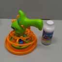 Bubble Bubble Machine Dinosaur Bubble Blower Toy for Kids and Toddlers Bubble in Bubble Party Favors Birthday Christmas Easter Gift for 3 4 5 6 7 8 9 Years Old Boys and Girls (Green)