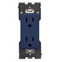 8 x Leviton Renu Tamper-Resistant Outlet, 15-Amp, 125VAC, RER15-RN, Rich Navy