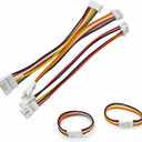 20 PCS JST PH 2.0mm 2 3 4 5 Pin Connector, Male and Female Double Connector End with 200mm Extension Cable AWG 26