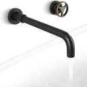 SKOWLL Single Handle Wall Mount Bathroom Faucet, Oil Rubbed Bronze Vanity Sink Faucet, Modern Industrial 360 Swivel Spout