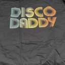 Mens Disco Daddy Retro 60s 70s Party Costume Dad Fathers Day T-Shirt XL