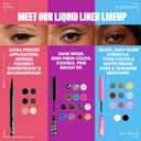 NYX PROFESSIONAL MAKEUP Epic Ink Liner, Waterproof Liquid Eyeliner - Black (Pack Of 2), Vegan Formula