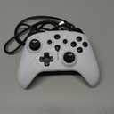 UGAME Wired Xbox Controller for X Box Series X S One PC PS4 Switch, Gaming Control Controllers with 1000Hz Polling Rate No Drift Stick, Custom Paddles Turbo Remote, RGB Light White Gamepad