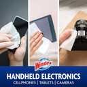 3 x Windex Electronic Cleaning Wipes, Pre-Moistened Screen Wipes for TVs, Phones, and Other Electronics, Resealable for a Freshness Lock, 25 Count (Pack of 3)