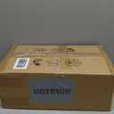 PHOSPHOR Gold Hurricane Candle Holder 6-Piece Tall Glass Candle Holder with Gold Metal Frame for Table Centerpieces, Weddings, Christmas, Parties, Home Decor