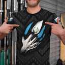 BJU Guatemala Flag T-Shirt Flag Badge Novelty Tee Printed Crewneck Short Sleeve Casual Top Unisex (S)