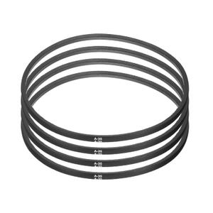 uxcell 4pcs A35 or 4L370 Classic Wrapped Rubber V-Belt, 35"(889mm) Inside Circumference, A Profile V Belt