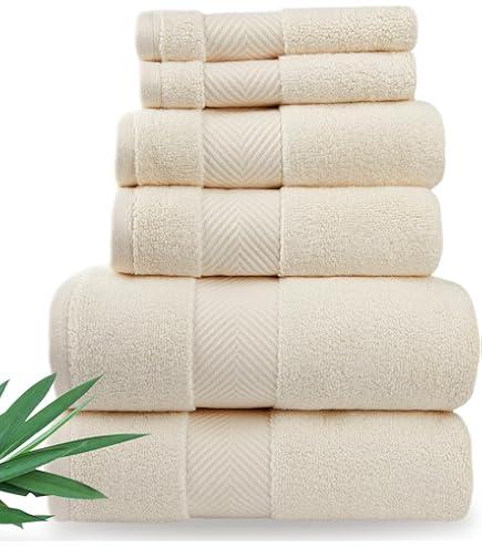 AlUSA Home 6pcs Towel Set ( Cream )