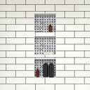 Tile Redi USA RNT1614S-14-14 Niche Triple Recessed Shower Shelf, Three Shelves, 42" H X 16" W, Black