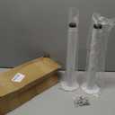 Adjustable Table Legs,Metal Adjustable Height Desk Legs,Adjustable Furniture Legs for Table Computer Desk Dining Table Office Desk(White) (4 pcs 13"-24")