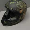GLX GX623 DOT Kids Youth ATV Off-Road Dirt Bike Motocross Motorcycle Full Face Helmet Combo Gloves Goggles for Boys & Girls (Camouflage, X-Large)