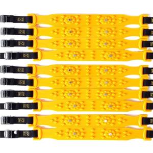 Snow Chains, Car Tire Snow Sand Chains Anti-Slip Belt Safe Driving for Snow Ice Sand Muddy Offroad for All Car SUV Wheels Chain Straps (10pcs)