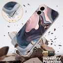 for Samsung Galaxy S25 Edge Case 5G 6.65", [10FT Military Grade Drop Test] Marble Planet Soft Slim TPU Protective Shockproof Phone Case CoverNight