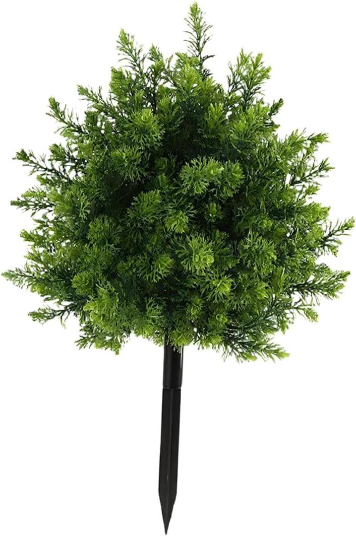 Artificial Plant Garden Stake Faux Plant Xmas Decor Christmas Decoration for Courtyard Balcony Yard Patio Farmhouse, Style A Artificial Plant Garden Stake Faux Plant Xmas Decor Christmas Decoration for Courtyard Balcony Yard Patio Farmhouse, Style A
