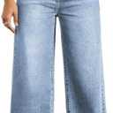 Mars power Straight Leg Jeans for Women,High Waisted Wide Leg Loose Stretchy Boyfriend Denim Pants Baggy Jeans for Women Size 9