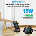 Wireless Charger Samsung Fast Charging Stand for Samsung Galaxy Z Fold8 7 6