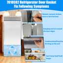 Upgraded 7010592 Freezer Door Gasket Compatible with Sub Zero Refrigerator Freezer Door Seal Replacement SZO592 7042262 3211110 Freezer Seal Replacement Sub Zero Freezer Drawer Gasket 33.39" x 18.03"