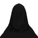 Scary Latex Nun Mask with Scarf Horror Nun Dress Up Full Head Masks for Halloween Costume Party Props