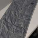 OKK Weighted Heating Pad, 12V Heating Pad for Back Pain Relief, 33"x17" Extra Large Full Body Portable Weighted Heated Pad for Cramps Neck Shoulder, 2lb, 3 Heat Settings, 3 Hours Auto Off Heat Pad (Light Gray)