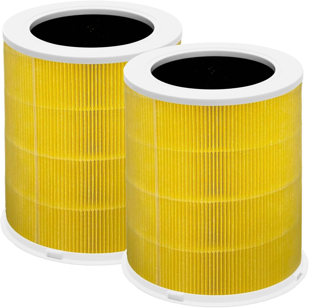 2 Pack AP401 AP402 AP403 Upgraded H14 HEPA Air Purifier Pet Replacement Filters Compatible with Dayette AP401 AP402 and JOWSET AP402 AP403 Air Purifier for Large Room up to 3000Ft