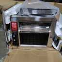 Waring Commercial CTS1000B Conveyer Toaster, 1000+ slices per hour, 208V, 2700W, 6-20 Phase Plug,Silver