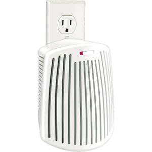 Hamilton Beach TrueAir Plug-Mount Odor Eliminator with Carbon Filter + Green Mountain Scent Cartridge, Pet, Bathroom, Trash, On/Off Fan (04530GM)