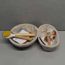 Sourdough Proofing Basket Gift Set, 9" Round and 10" Oval Banneton Bread Baking Supplies, Sourdough Baskets with Bread Lame, Danish Whish, Bowl Scraper, Sourdough Scraper, and Linen Liner (9-Piece Kit)