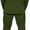 Uni Clau Men's Tracksuit 2 Piece Set Sweatsuits hoodies and Sweatpants Athletic jogging suits sets Casual (Green, XXXL)