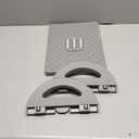 Foot Rest for Under Desk at Work - Ergonomic Foot Stools for Under Office Desk - Rocking Footrest with Roller Massager - Leg Rest for Chair, Computer Gaming -13" L x 9.6" W x 5" H (Gray)