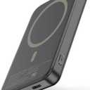 for MagSafe Portable Charger, 5000mAh Wireless Magnetic Power Bank with USB C & A Charging, Slim Phone Battery Pack for iPhone 16/16 Pro/16 Pro Max, iPhone 15/14/13 Series - (Black)