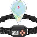 GPS Wireless Dog Fence, Pet Electric Containment System, IPX6 Waterproof/Rechargeable Collar, Beep/Vibration/Shock Correction Mode, for Dogs Over 16 Lbs