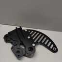 NICECNC Black Rear Brake Disc Guard Protector Compatible with Yamaha Tenere 700 /XTZ700 2019 2020 2021 2022 2023 2024, 6061-T6 Aluminum, Anodization, CNC, Tenere 700 Accessories