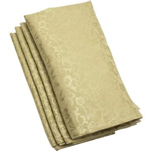 Fennco Styles Holiday Damask Cloth Napkins 18" W X 18" L, Set of 6 (Set of 6)