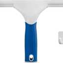 Unger 12 Glass & Surface Squeegee  Multipurpose Rubber Blade Squeegee for Shower Glass, Window Cleaning, Professional Grade Cleaning Tool for The Home (10")