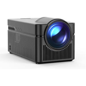 [Electric Focus] Smart Projector 4K Support 700 ANSI, Mini Projector with Wifi and Bluetooth, Ultra Short Throw, Built-in Android 13, Auto Correction Proyector for Home Theater/Outdoor HY450NTV (Black)