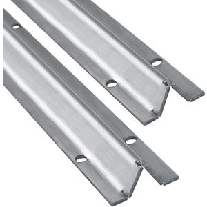 96" in 2 Sections of 48" Sliding Glass Door Track with Pre-Drilled Holes and Screws, Heavy Duty V Bottom Track for Sliding Screen Doors