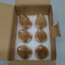 Amber Candelabra Bulb 25W Equivalent, 2W Ultra-Fine Filament E12 Base Candelabra LED Light Bulb, Dimmable Amber LED Bulbs 2000k Soft Warm, Candle Chandelier Light Bulbs, 6 Pack