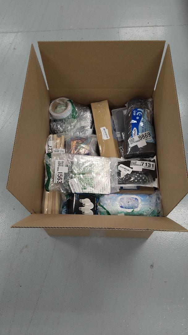 Box of Mixed Items, Retail is Estimated