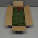 Dapclca 50 Pcs Christmas Artificial Pine Branches with Red Berry Stems, 10.5" Faux Evergreen Norfolk Pine Cypress Leaves Stems- Fake Foliage Pine Needles Picks for DIY Craft Garland Home Dcor