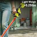 22 inch Hedge Trimmer Cordless with 2 Battery and Charger, 20V Handheld Electric Hedge Trimmer with Dual-Action Blades, Lightweight Bush Trimmer Pruning Shears Grass Cutter Shrub for Garden Yard Tools