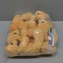 HyDren 6 Pcs Bear Stuffed Animal Soft Bear Sleeping and Playing for Shower Decoration(Fuzzy Style,Brown)